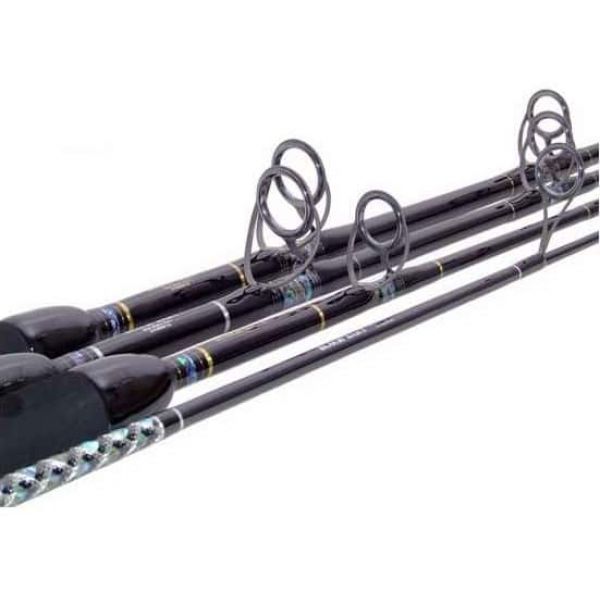 Black Bart SBWP30 Black/Silver Blue Water Pro Spinning Rods