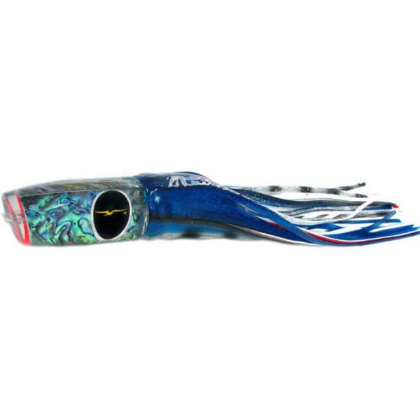 Black Bart Heavy Tackle Lures Super Plunger Blue Foil/White BL/WH