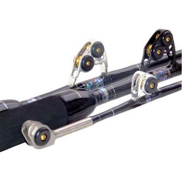 Black Bart WT50 Black/Silver Blue Water Pro 50lb Standup Stroker Rods