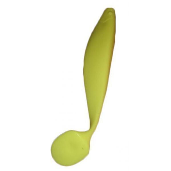 Blue Water Candy Shad Bodies - Chartreuse - 9in