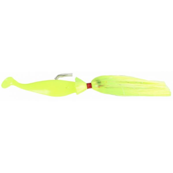 Blue Water Candy Grinning Gus - 10 oz. w/ 9 in. Shad Chartreuse