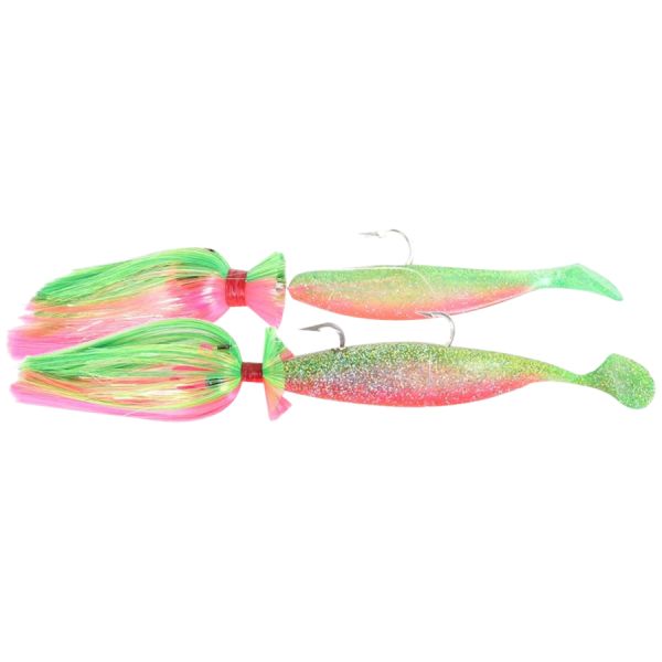 Blue Water Candy Loaded Tandem Parachute Rig - 24 oz. X 6oz. Electric Chicken