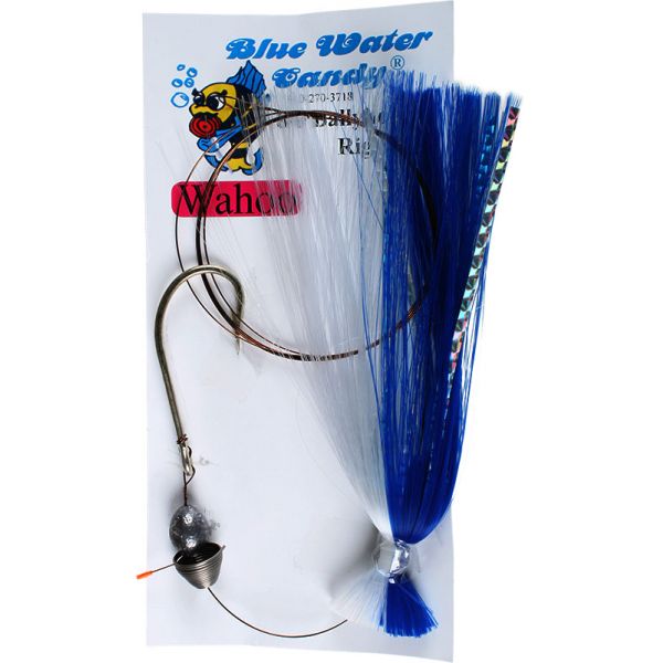 Blue Water Candy Skirted Wire Ballyhoo Rig