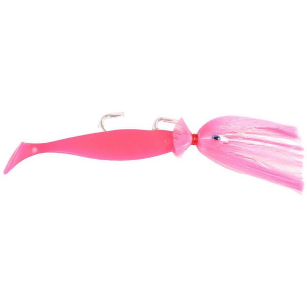 Blue Water Candy Spire w/ 9 in. Shad - 6 oz. Pink on White