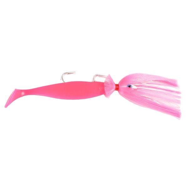 Blue Water Candy Spire w/ 9 in. Shad - Pink on White - 12 oz.