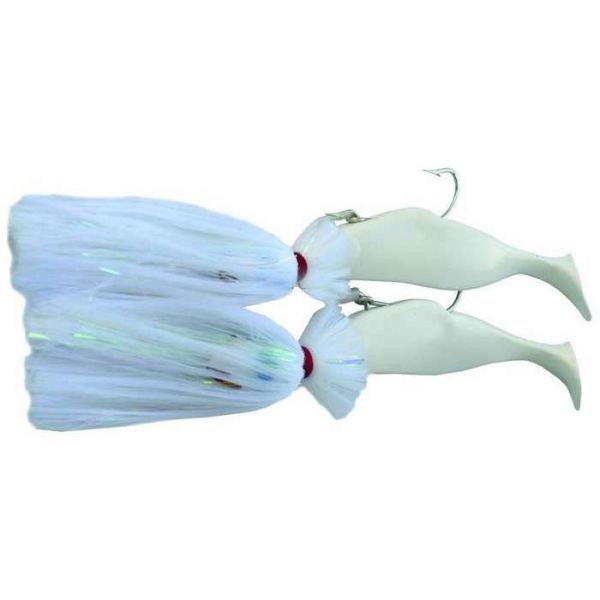 Blue Water Candy Tandem 8oz by 4oz Striper Rig White