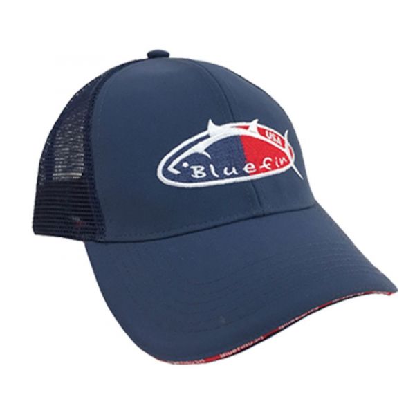 Bluefin USA Anglers Big Game Trucker Hat - Navy