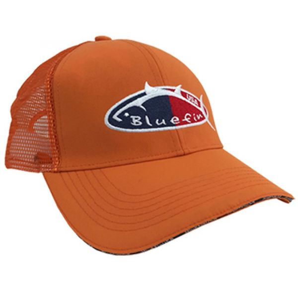 Bluefin USA Anglers Big Game Trucker Hat - Orange