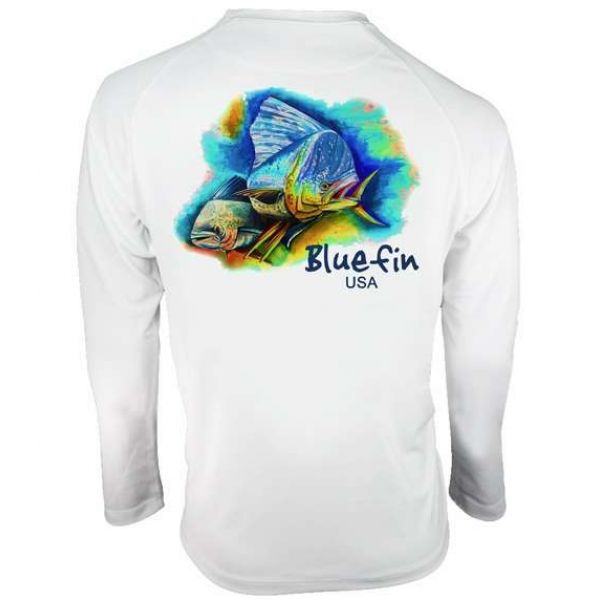 Bluefin USA BlueTex Multicolor Mahi Tee - Size Medium