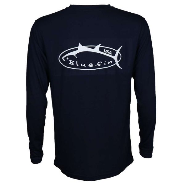 Bluefin USA Logo Design Tech Tee Navy - Large