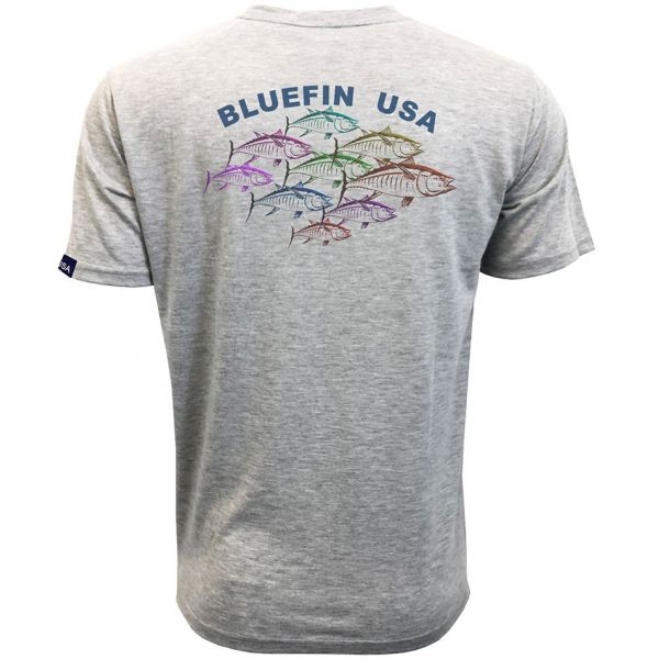 Bluefin USA Multi Tuna Short Sleeve Technical Tee - 2XL