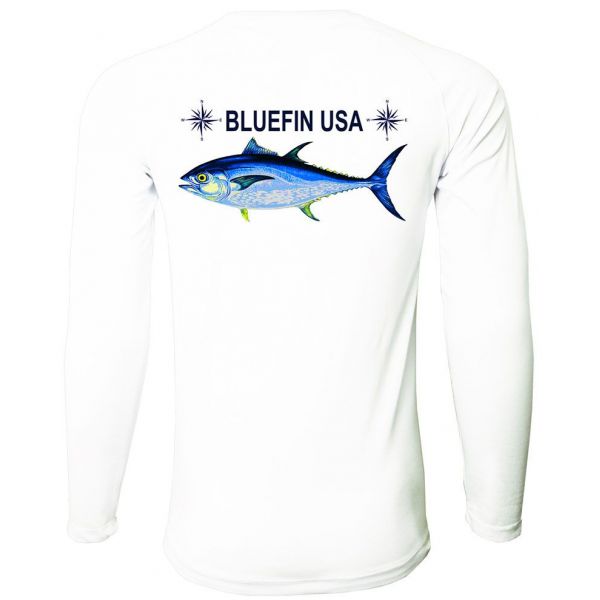 Bluefin USA Long Sleeve Rashguard - White - 2XL