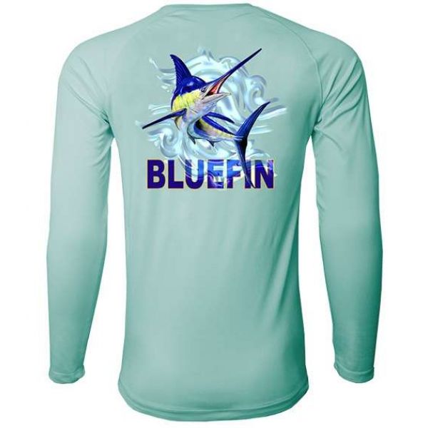 Bluefin USA Second Skin Rashguard - Wavy Marlin - Size X-Small