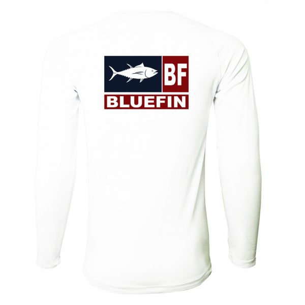 Bluefin USA Solar Tee Red - Blue Logo - 2XL