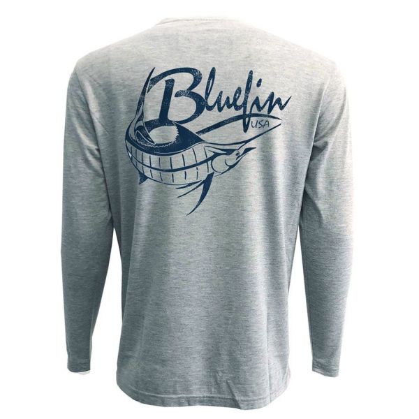 Bluefin USA Vintage Marlin Technical Long Sleeve Shirt - 2XL