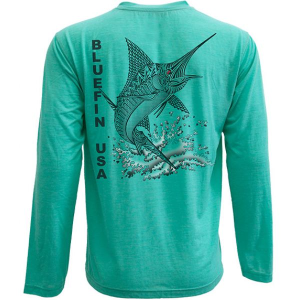 Bluefin USA Zentangle Marlin Long Sleeve Technical Shirts