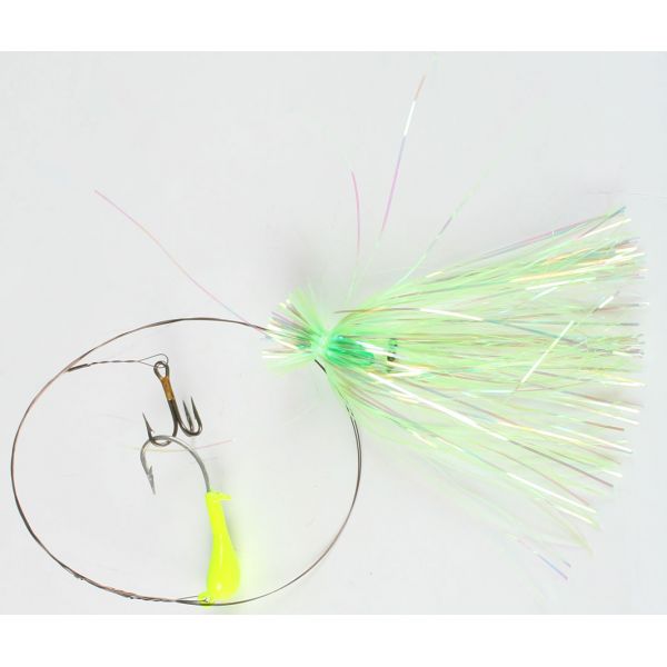 Bluewater Candy 33557 Dead Bait Rig w/ Skirt - Lime