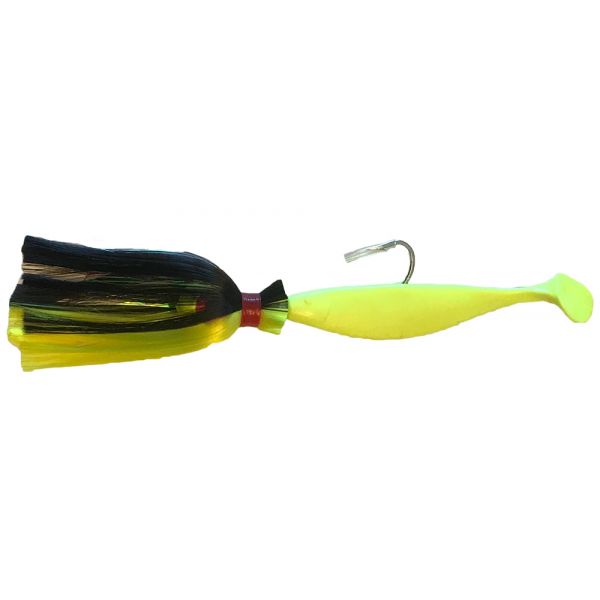 Bluewater Candy Mojo Loaded Lure - 24oz - Chartreuse/Black