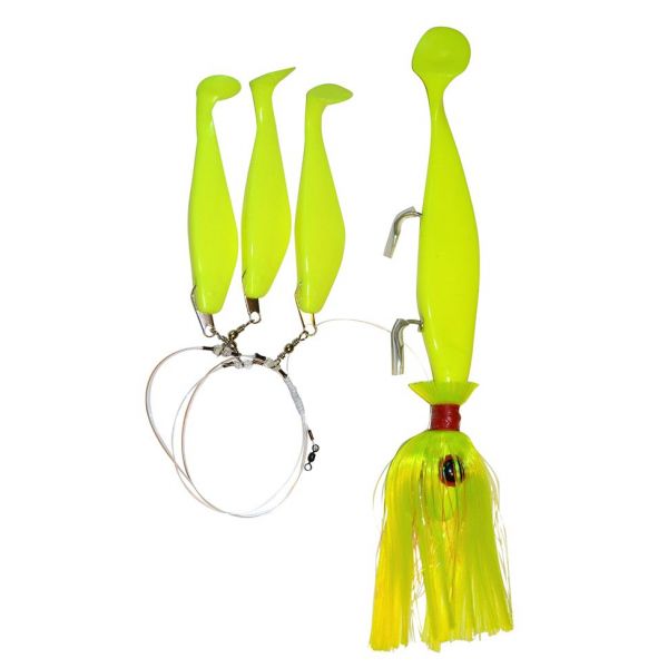 Bluewater Candy Striper Candy Chain - 24oz - Chartreuse