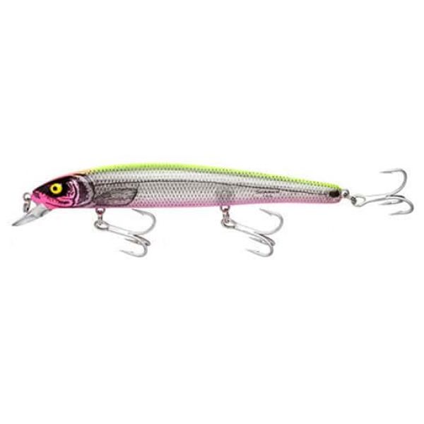 Bomber BSW16A Heavy Duty Long A Lure XSIPKCHP Silver/Pink/Chartreuse