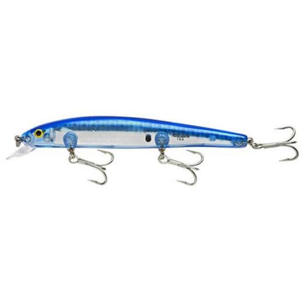 Bomber BSW16A Heavy Duty Long A Lure PTL Silver Prism/Blue Back