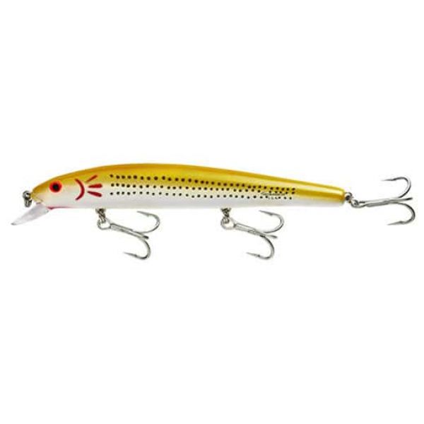 Bomber BSW16A Heavy Duty Long A Lure PYRG Pearl/Yellow