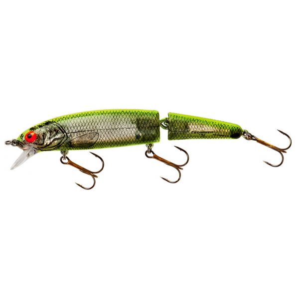 Bomber BSW16J Jointed Long A Lure - Silver Flash/Chartreuse