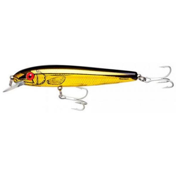 Bomber BSWW6 Wind Cheater Minnow Lures XMK Gold Chrome/Black Back