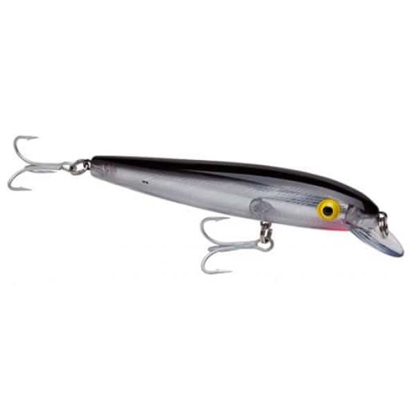 Bomber BSWW6 Wind Cheater Minnow Lures 312 Silver/Black