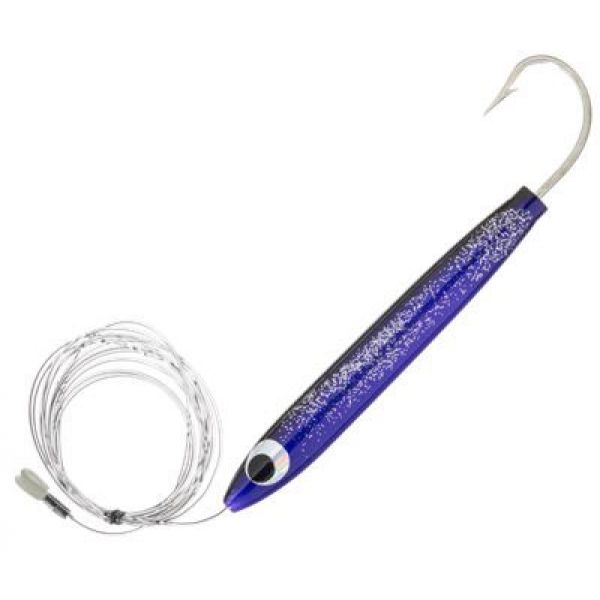 Boone Bait Woody Plug - 6in - Purple/Black