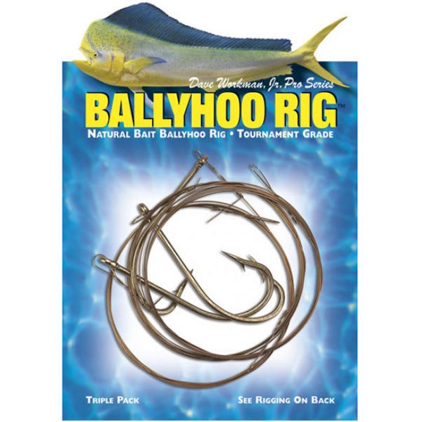 Boone Ballyhoo Rig 6/0 Hook 3pk