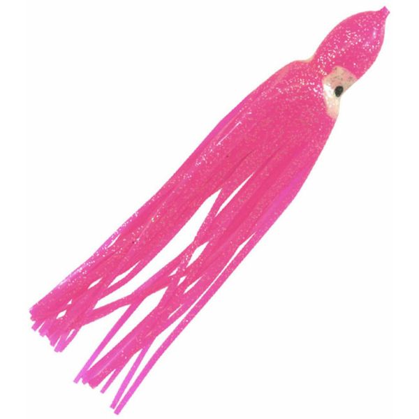 Boone Big Game/Squid Trolling Skirts 4-1/4in 5pk 164 Hot Pink