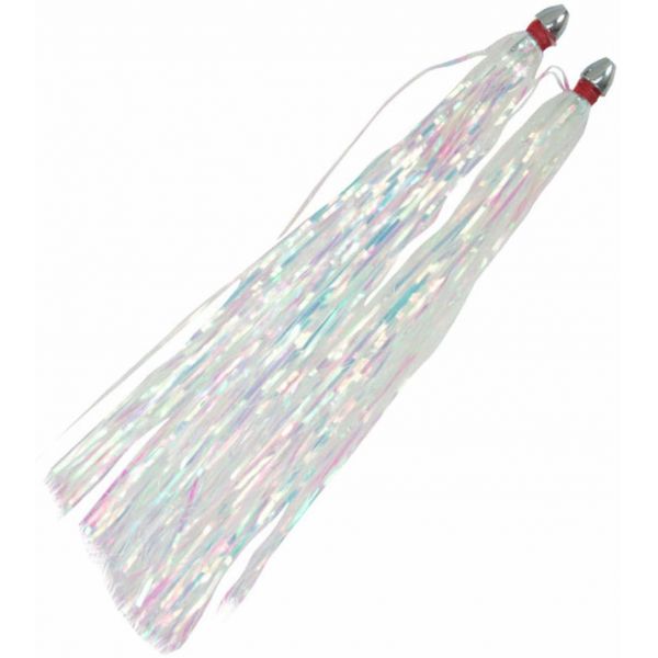 Boone Pearl Duster Trolling Lure 2pk 3in Pearl