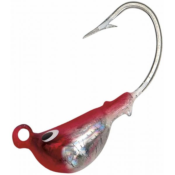 Boone Tout Jig 1/4oz 3pk 01 Red Silver Foil