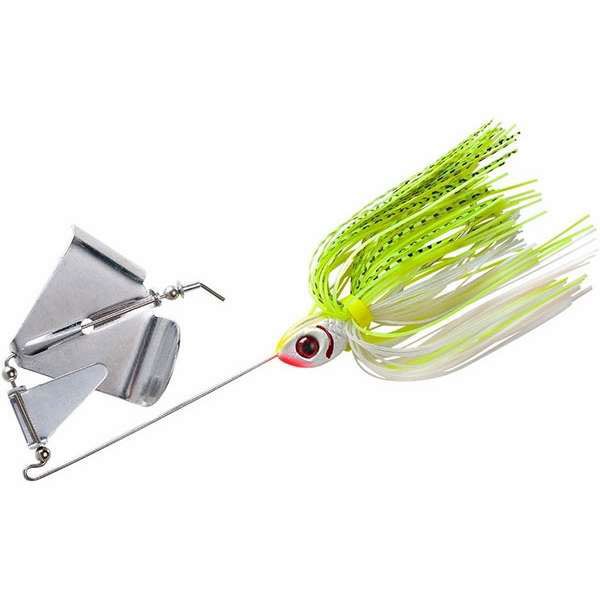 Booyah BYB38 Buzz 3/8oz Bait 606 Chart Pearl White/White Chart