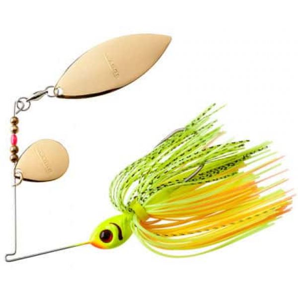 Booyah Tandem Blade Spinnerbait 3/8oz Chart /Chart Perch