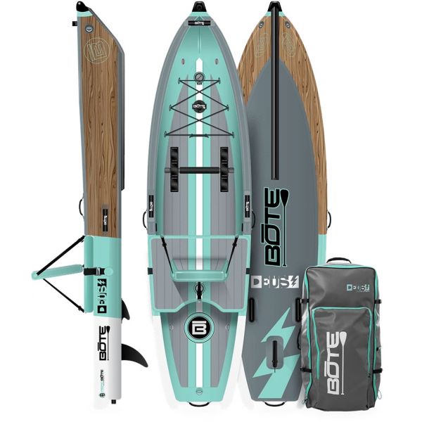 BOTE DEUS Aero Inflatable Kayak - 11 ft. - Classic Teak