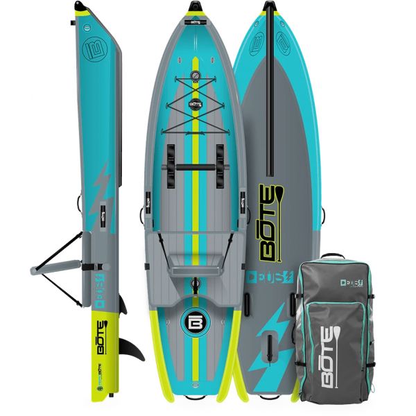 BOTE DEUS Aero Inflatable Kayak - 11 ft. - Native Citron (2021)