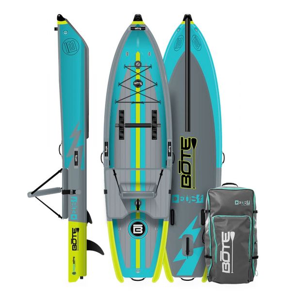 BOTE DEUS Aero Inflatable Kayak - 11 ft. - Native Citron