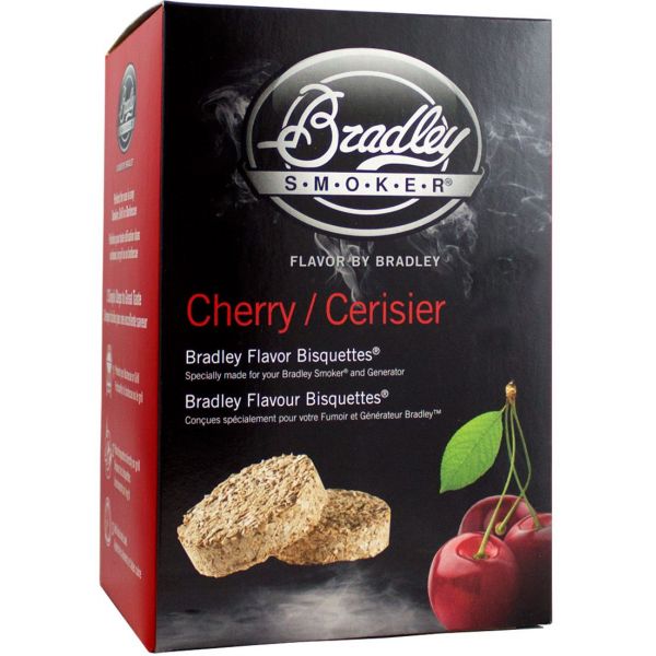 Bradley Smokers Flavored Smoking Bisquettes - Cherry - 24 Pack