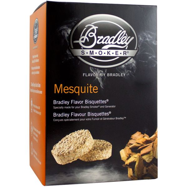 Bradley Smokers Flavored Smoking Bisquettes - Mesquite - 24 Pack