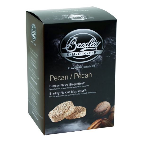 Bradley Smokers Flavored Smoking Bisquettes - Pecan - 24 Pack