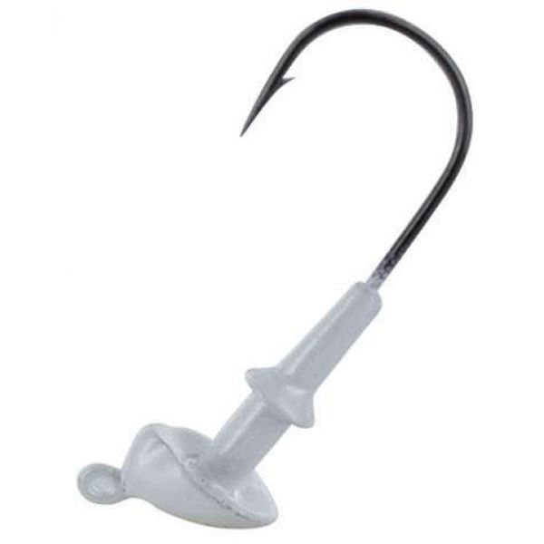 Buckeye JWLP14 J-Will Light Wire Hook Swimbait Head - Pearl - 1/4 oz.