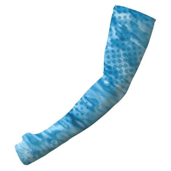 Buff UV Coastal Arm Sleeve Pelagic Camo Blue - L/XL