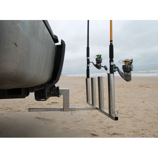 Bunker Up Fishin' Trailer Hitch Adjustable Rod Holder