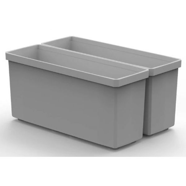 Buzbe Customizable Deep Bins - (2) 1x3D Deep Bins