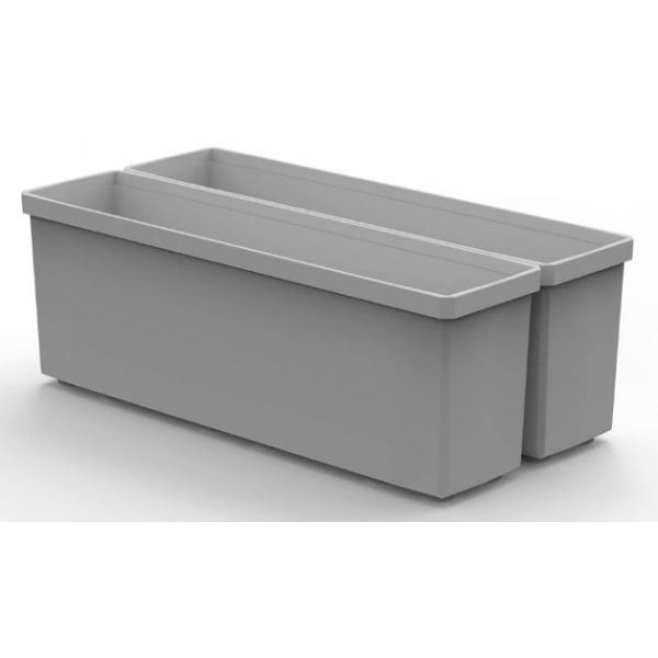 Buzbe Customizable Deep Bins - (2) 1x4D Deep Bins