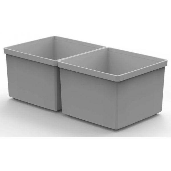 Buzbe Customizable Deep Bins - (2) 2x2D Deep Bins