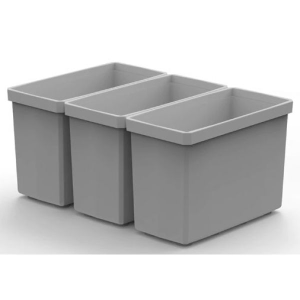 Buzbe Customizable Deep Bins - (3) 1x2D Deep Bins