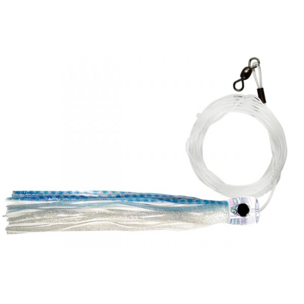 C&H Alien XL Lure - Rigged - Blue/Silver/White